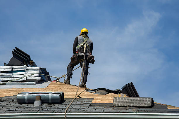 Professional Roofing technician working in South Colby, WA